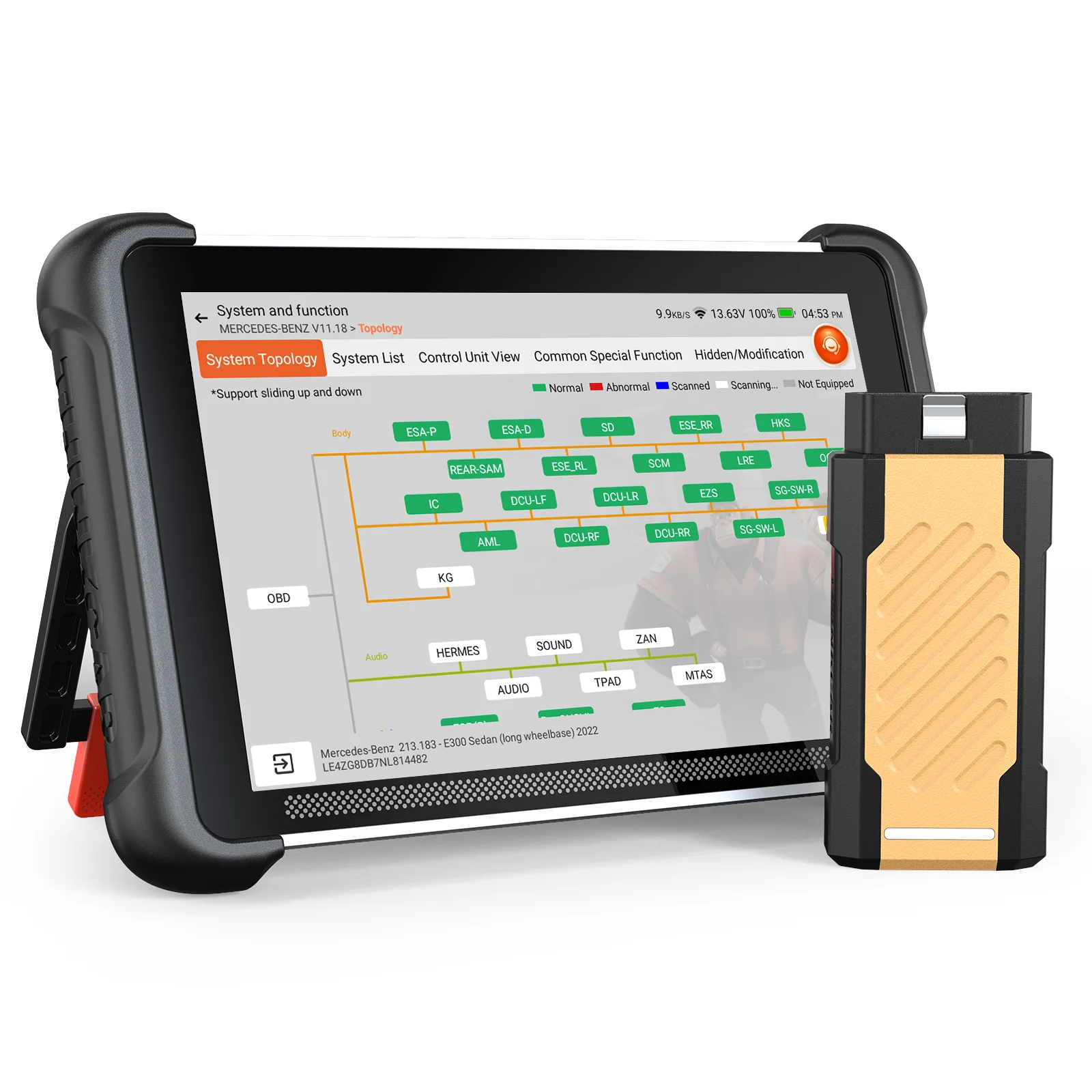 THINKCAR THINKSCAN 689BT Pro Full System Diagnose Ai OBD2 Scanner Topology Map ECU Coding 35 Reset J2534 Lifetime Free Update