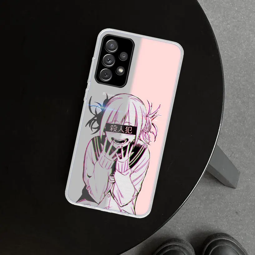 Anime Himiko Toga Waifu Phone Case Cover For Samsung Galaxy A51 A71 A50 A70 A40 A30S A20E A10 A41 A31 A21S A11 A01 A6 A7 A8 A9