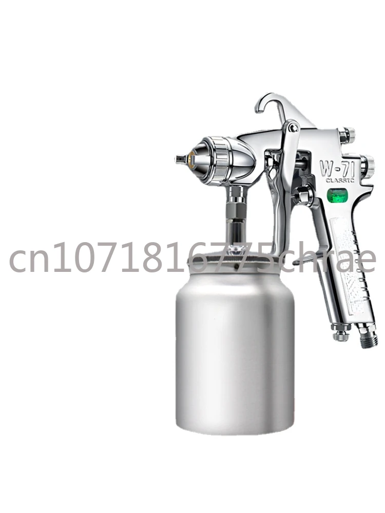 W-71C Pneumatic Paint Spraying Gun Furniture Surface Car Paint Spray Gun Sprinkling Can W71 High-Intensity Atomizer