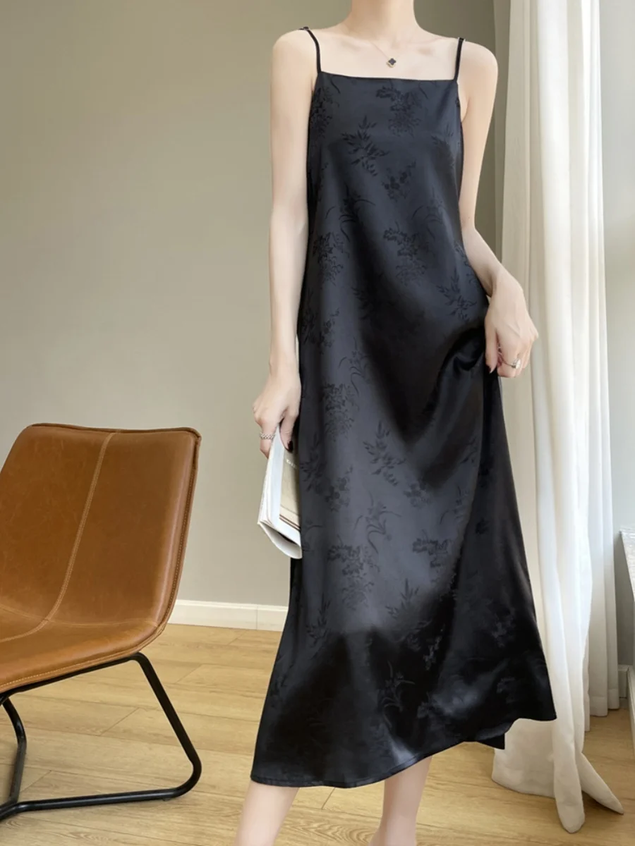 Ele seda satén Wrap Dr mujer Sexy Base larga Dr delgada A-Line falda de cintura alta Primavera Verano otoño temporada Faion