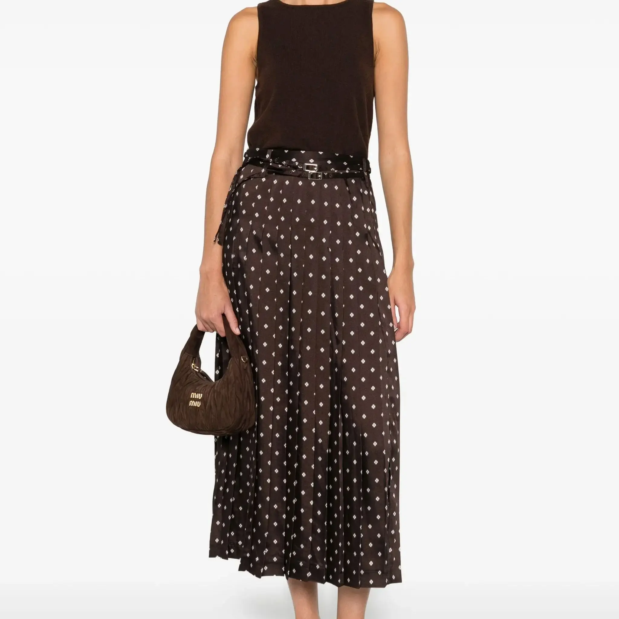 

【Подарок бесплатно] Высококачественная женская юбка-миди с натуральным плиссированным рисунком