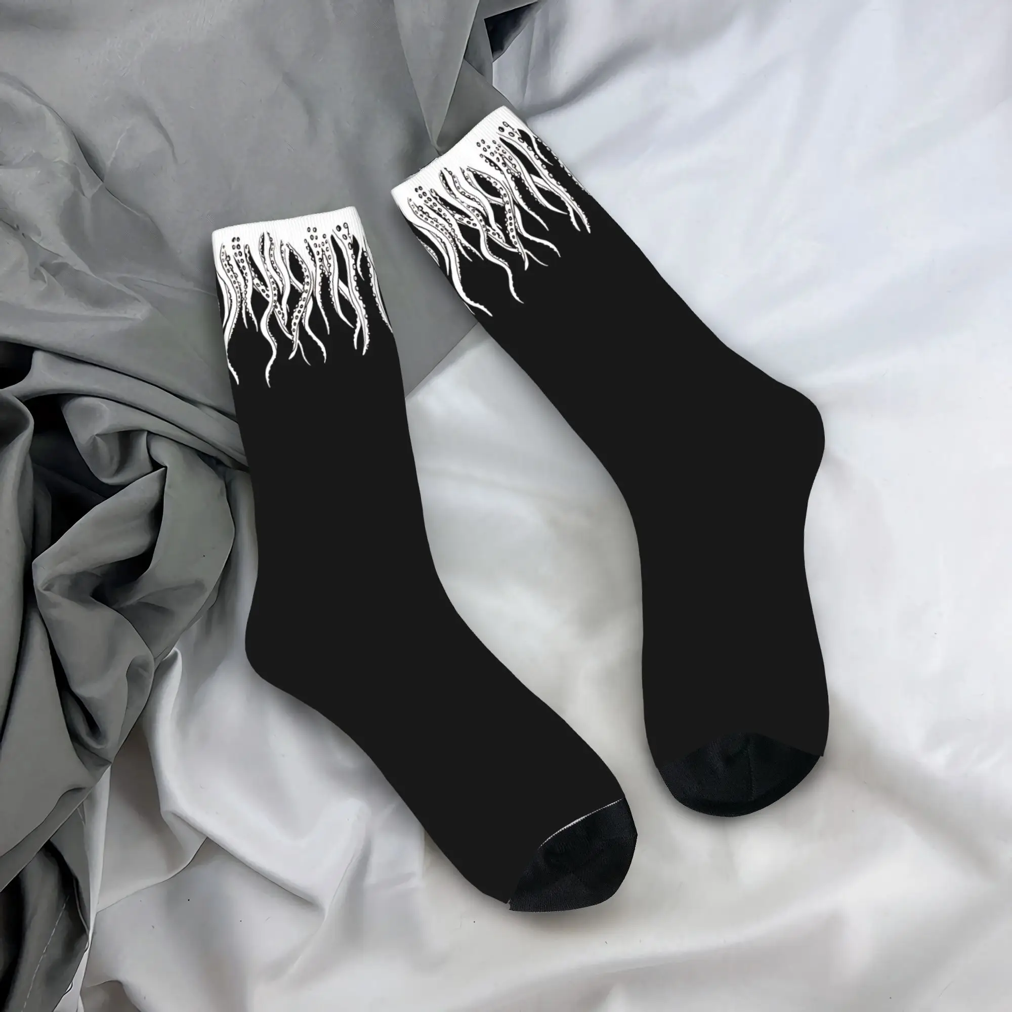 

Cthulhu Socks Autumn Stockings Funny Men Breathable Socks Pattern Outdoor Non-Slip Socks