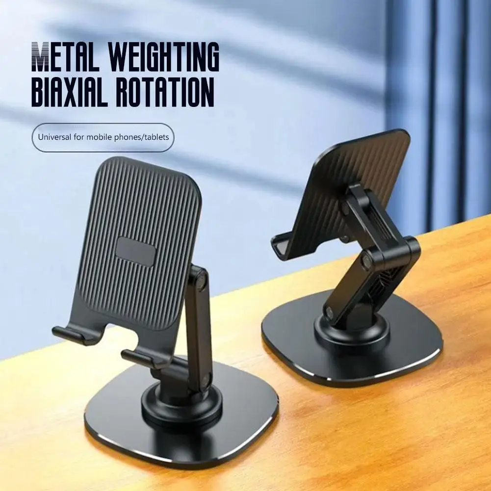 Metal Adjustable Folding Douyin Hot Rotating Mobile Phone Stand Foldable Desktop Watch Drama Lazy Tablet Phone Stand Holder