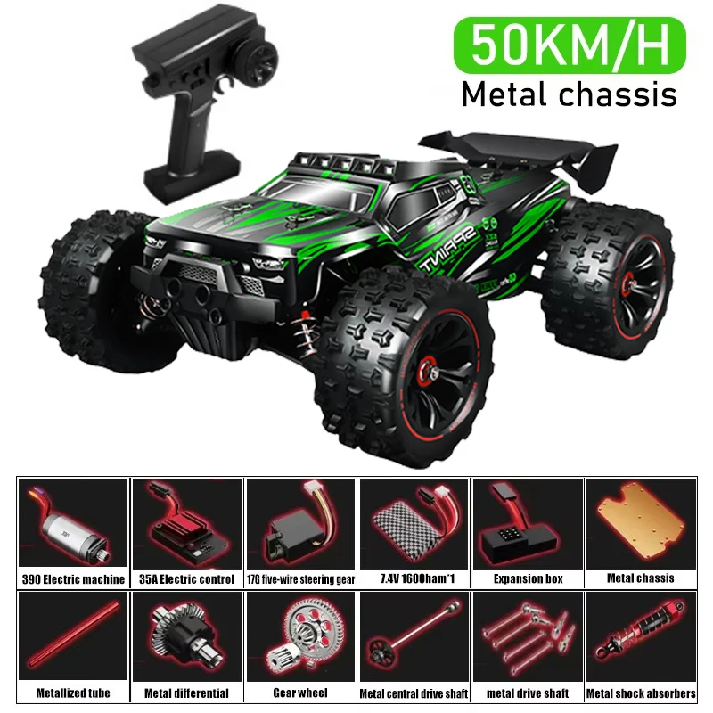 TS9522-5 Brush 2S 50KM/H all-terrain climbing off-road race speed 1:14 remote control car RC Toy