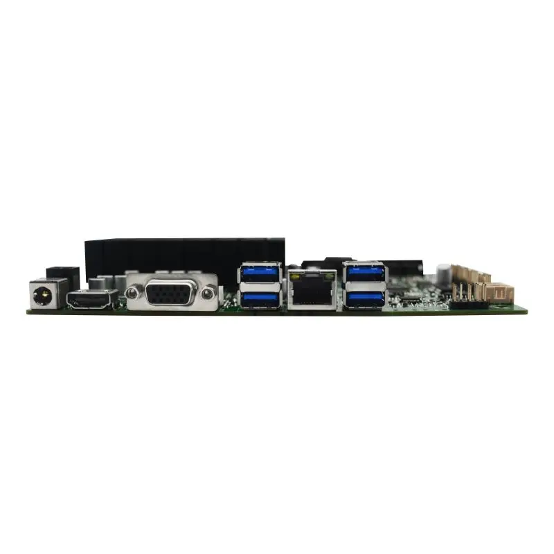 Great Quality Thin Mini-ITX PC Motherboard with DDR4 VGA 2 COM 5 SATA MSATA LAN WIFI 4G Module Audio in Office