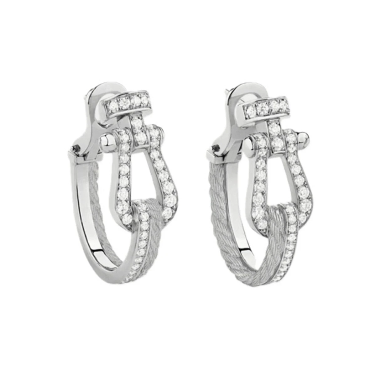 

Новые серьги-кольца из высококачественного серебра 925 пробы с цирконом и высокоуглеродистым камнем, роскошные дизайнерские украшения для женщин и мужчин