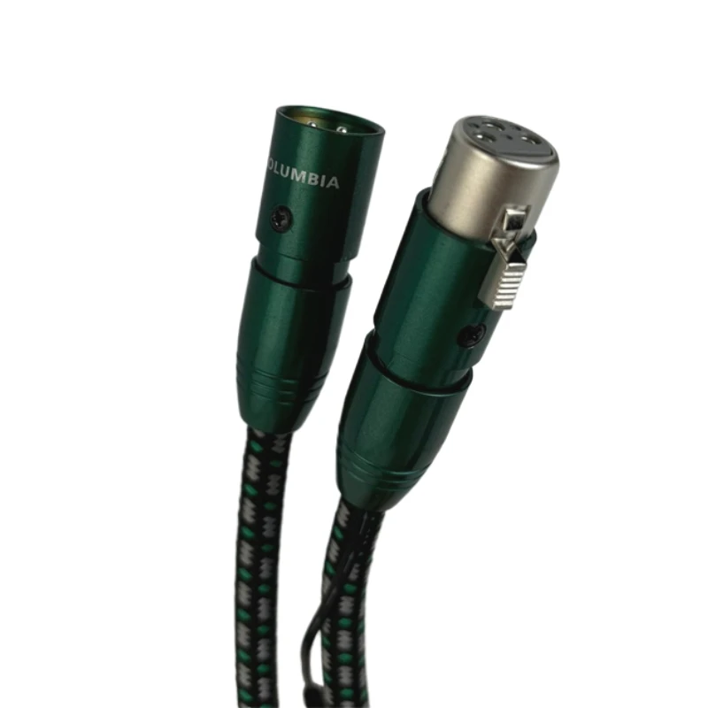 Pair ColumbiaI XLR Balanced Cable Solid PSC+ Copper HiFi Audio Line for Amplifier CD Player