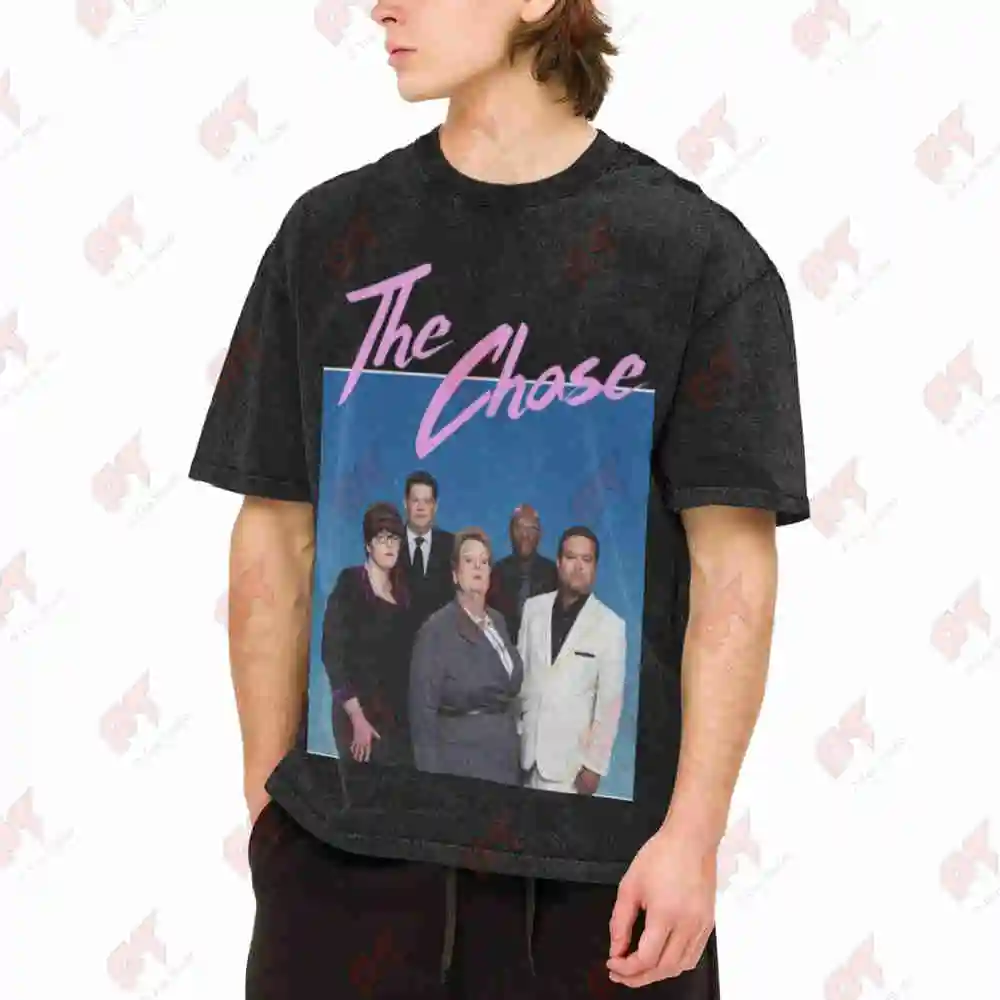The Chase UK Game Show Chaser Vintage Washed Tee Pure Cotton T-Shirt