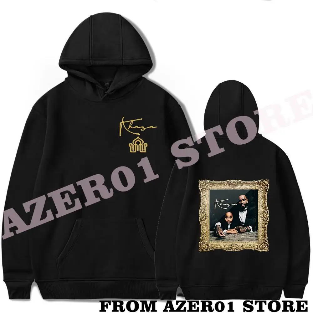 Kevin Gates Khaza Album Cover Merch Hoodies Winter Men/Women Hooded Sweet Streetwear LongSleeve New Logo Sweatshirt