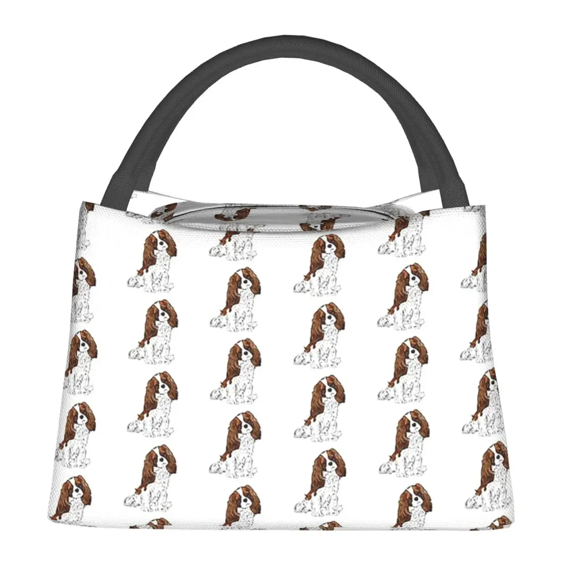 Cavalier King Charles Spaniel - Blenheim Lunch Bags Insulated Bento Box Picnic Bags Cooler Thermal Bag for Woman Kids Office