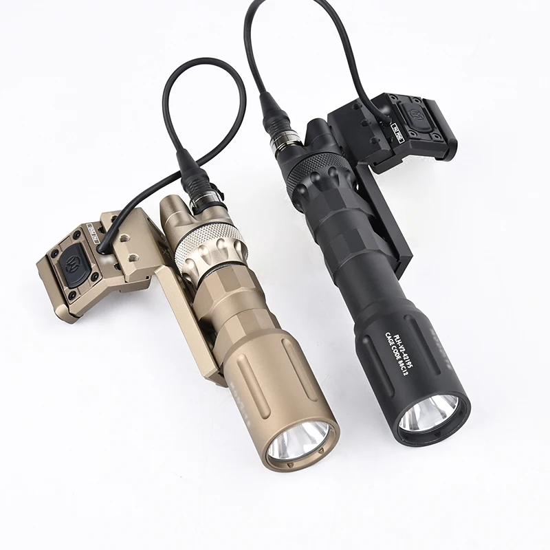 

Tactical PLHV2 Flashlight 1300lumen Modlit PLH-V2 Scout Light Airsoft Hunting Weapon Lamp Offset Side UNIT Mod Butt Switch Mount