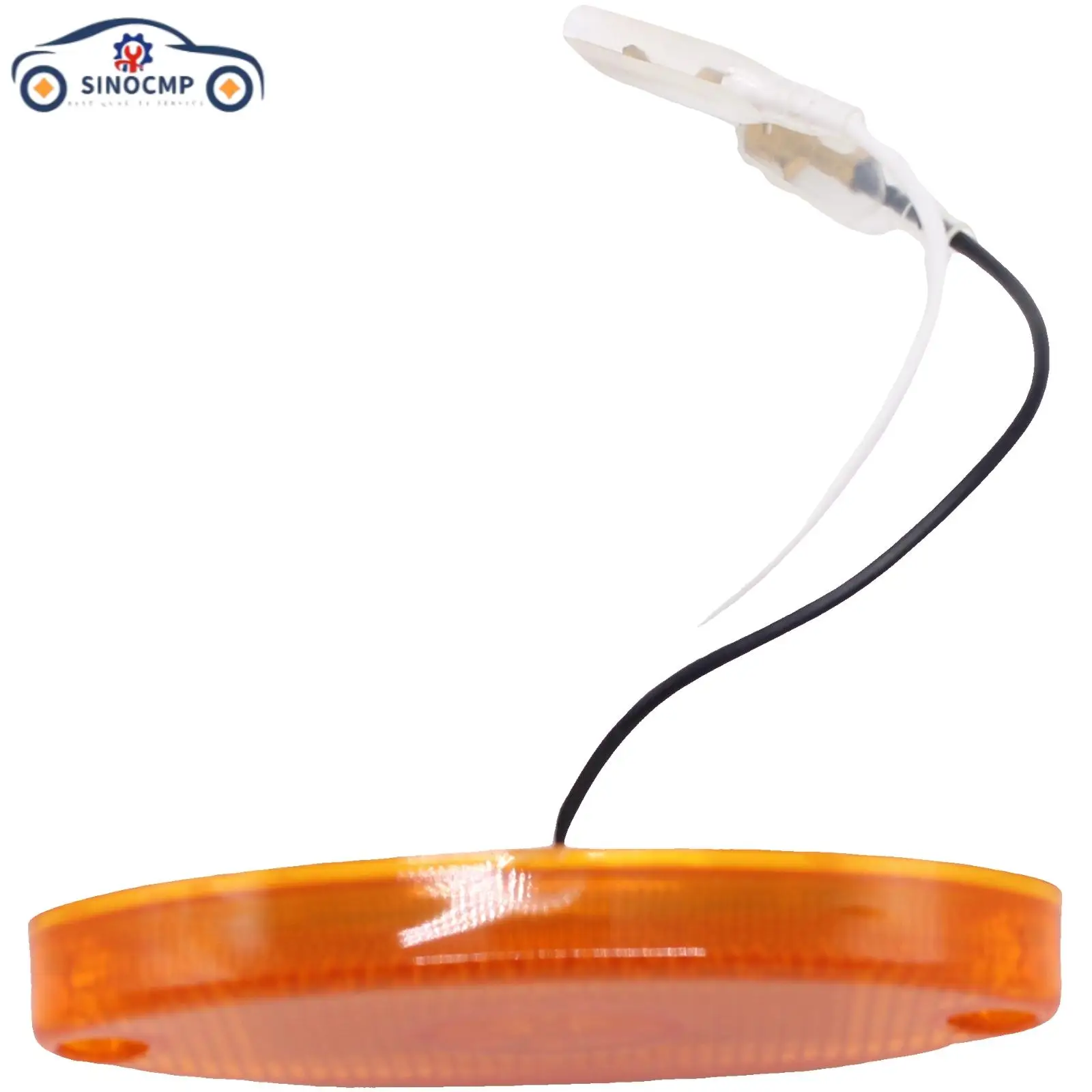 

12V Amber Oval LED Side Marker Lamp SI-AT42059 for Caravans and Motorhomes, Brand New Aftermarket