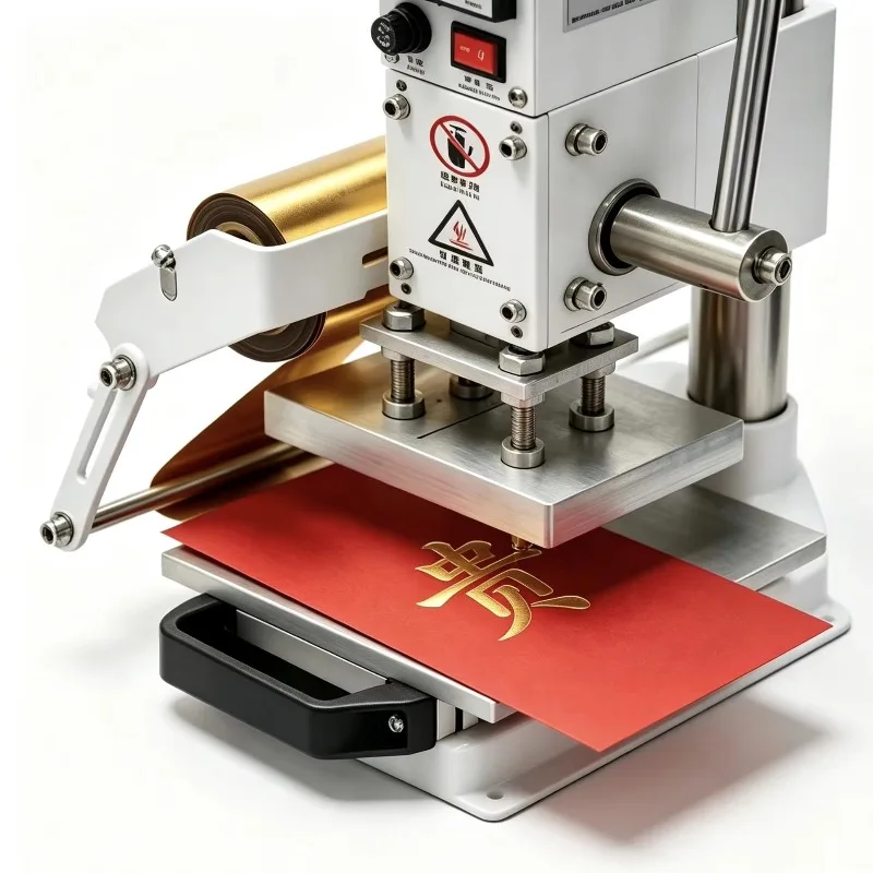 Mini Digital Hot Foil Stamping Machine Gold Silver Foil Digital Leather Logo Embossed T Slot Hot Stamping Machine