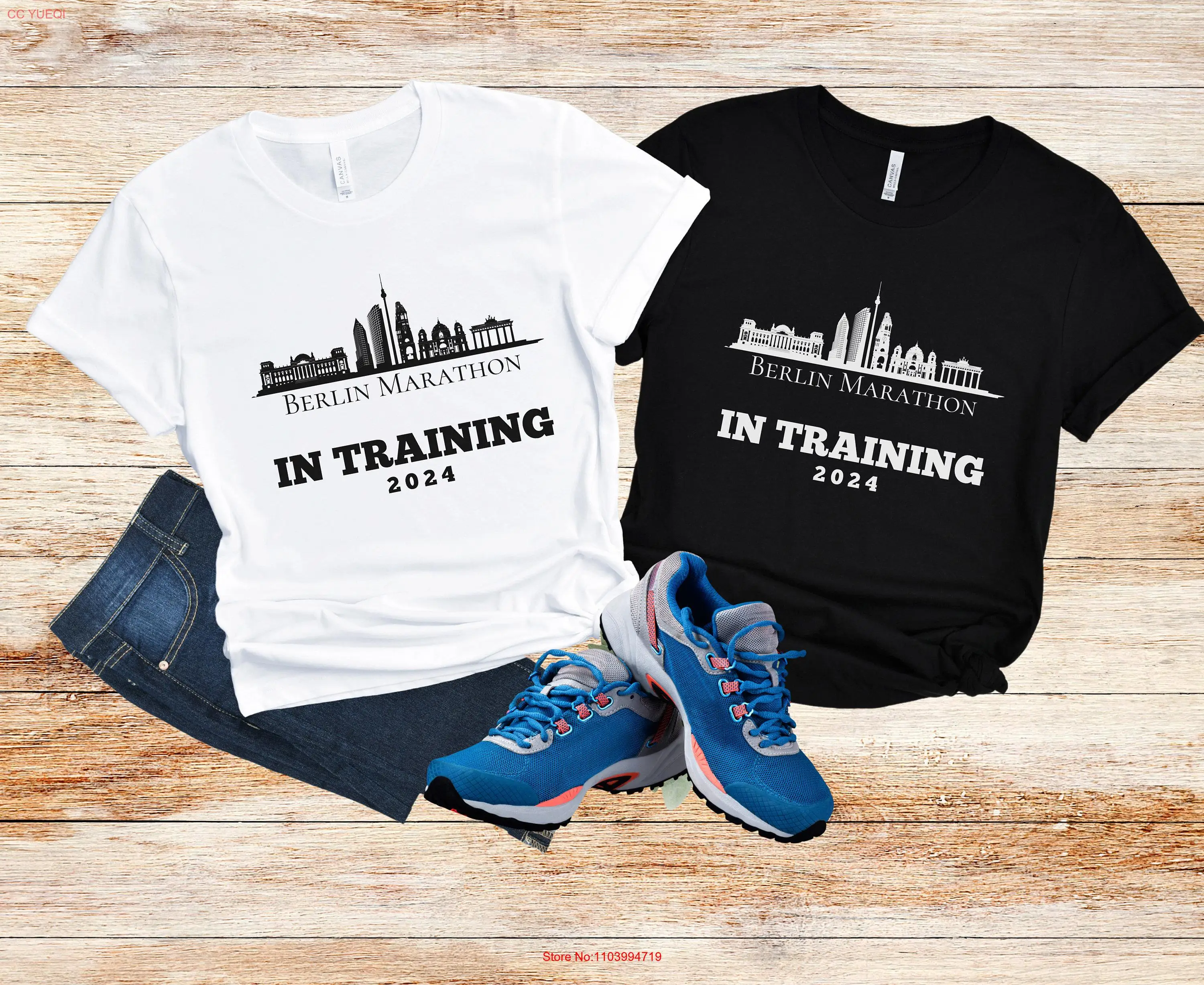 

Berlin Running T Shirt Marathon Training SweaT Half for Runner long or short sleeves