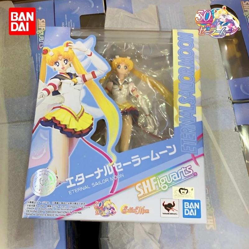 

Original Anime Shf Eternal Sailor Moon Tsukino Usagi Princess Serenity New Queen Serenity Pvc Action Figure Model To Toys Gift