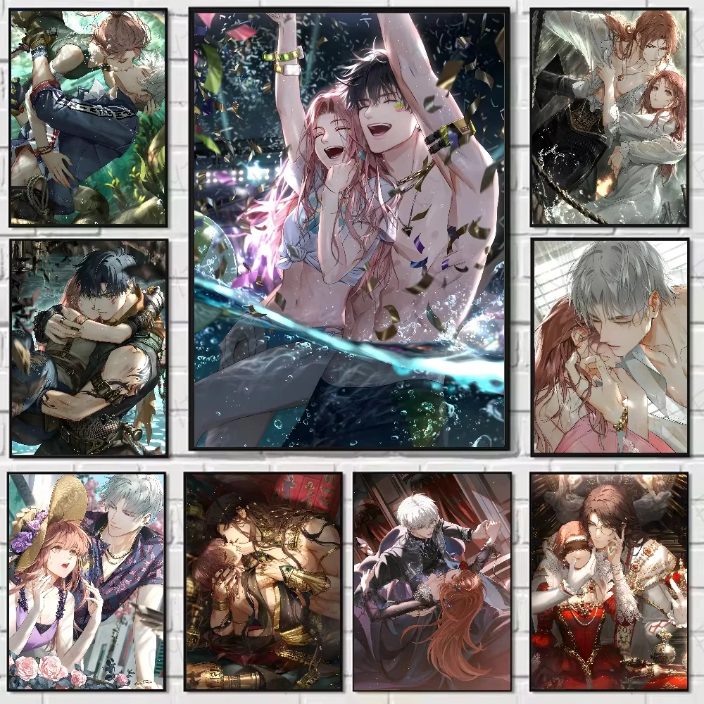 

Цифровая картина маслом по номерам Популярные игры Otome L-Light And NightS Краска с номерами Домашний декор, настенное искусство Идеальный подарок