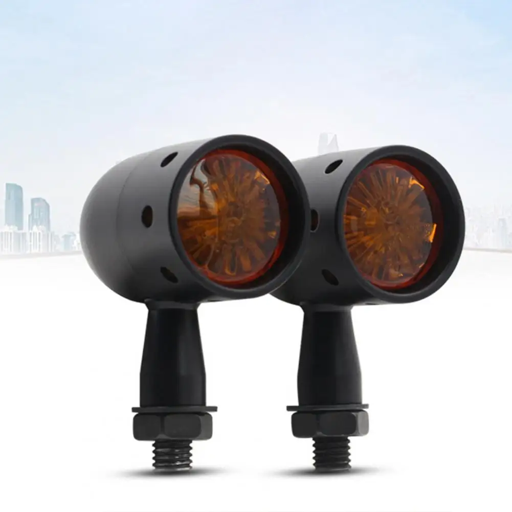 

Turn Indicators 1 Pair Convenient High Brightness Plug Play Motorbike Turn Signal Indicator Lamps Motorcycle Accessory