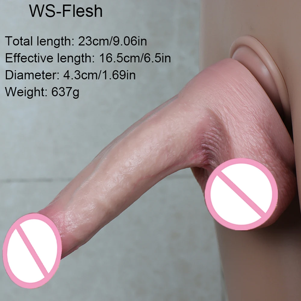 Super Skin Soft Suction Cup Dildo Realistic Silicone Male Artificial Penis Dick Women Masturbator Adult Sex Toys Vagina Orgasm