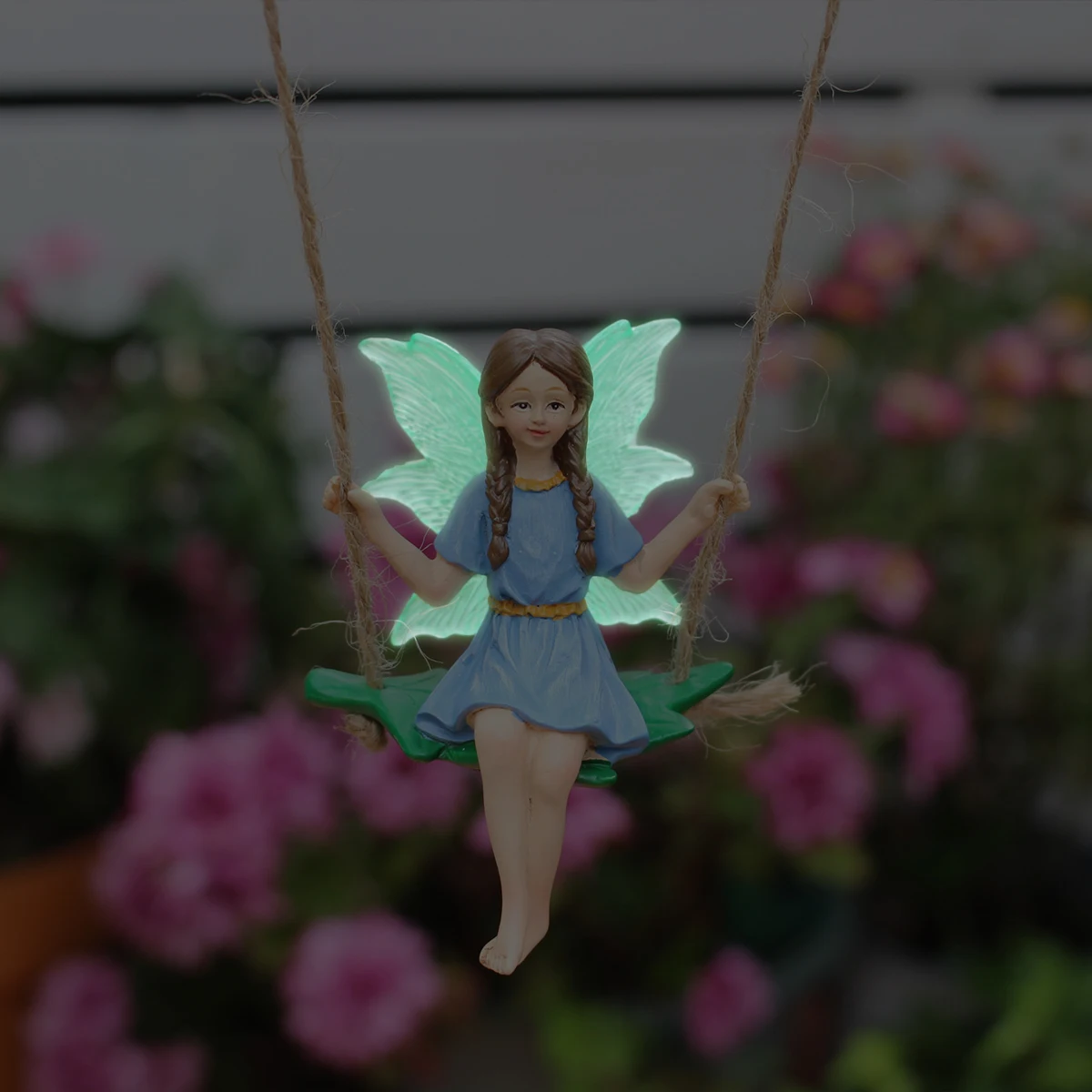 2pc Parachute Fairy and Rabbit, Easter Decoration Pendant, Creative Garden/Home Decoration Pendant