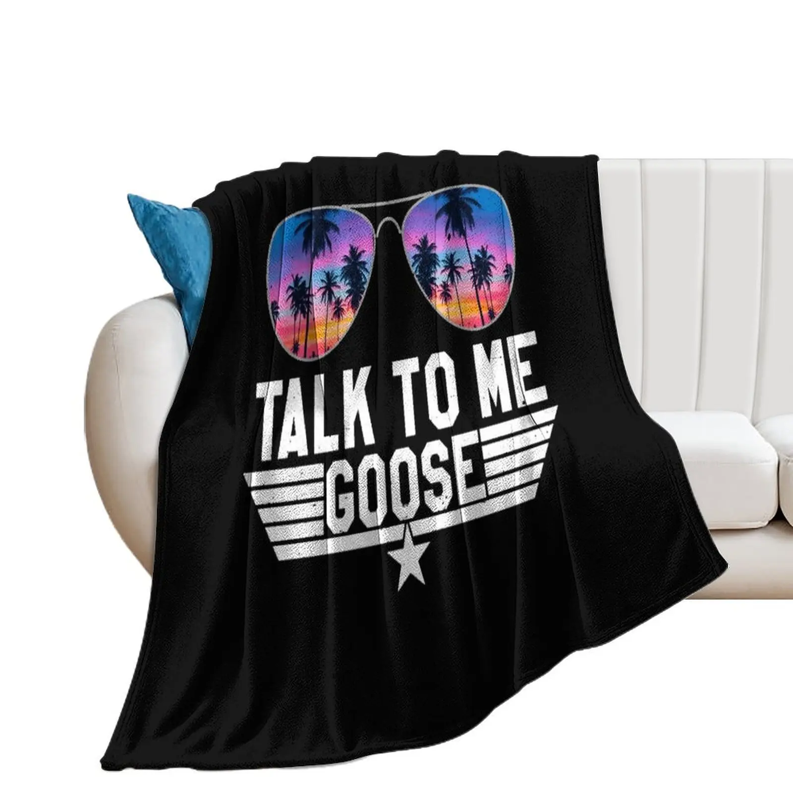 Talk To Me Goose Throw Blanket Sofa Quilt Beautifuls Blankets