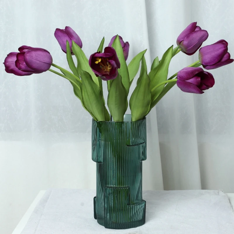 1pc Real Touch Tulips Artificial Flowers For Home Wedding Garden Bedroom Decoration Flores Artificiales Decoracion