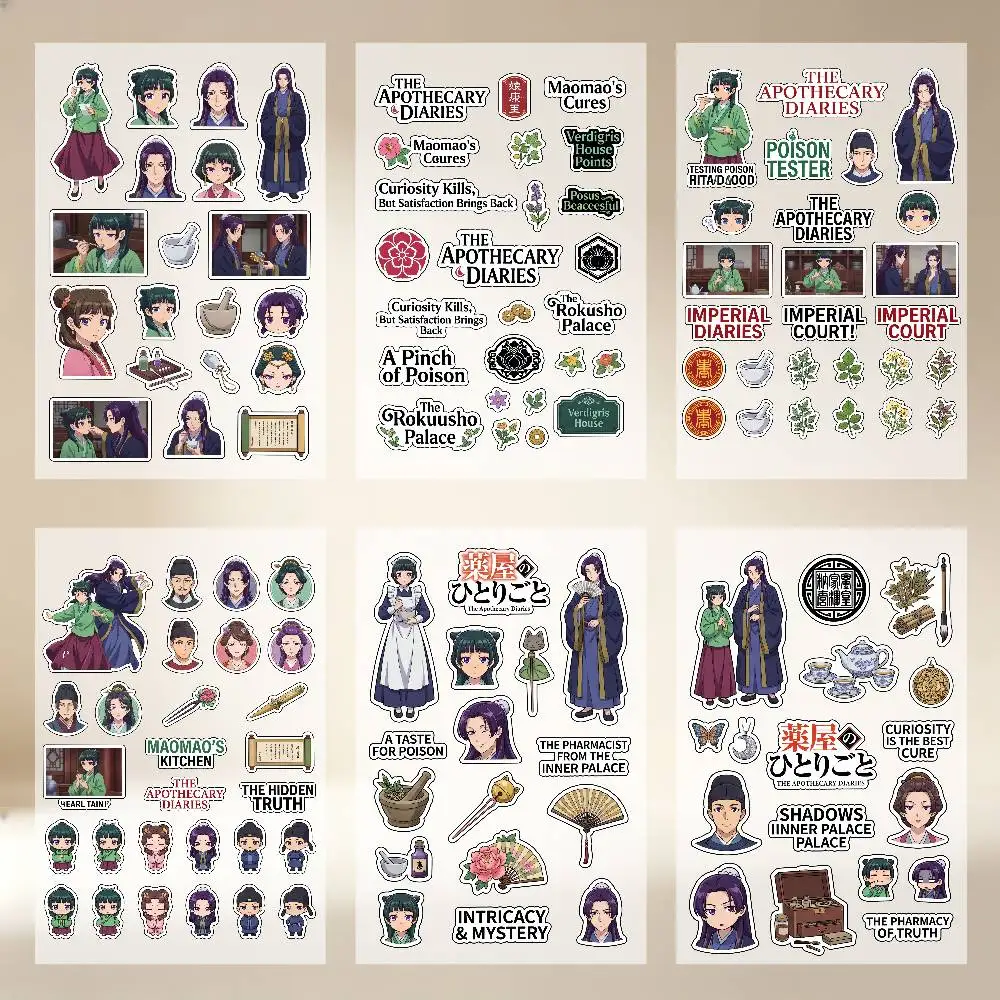 The Apothecary Diaries Anime Stickers Auto Body Bumper Windows Motorcycle Laptop Walls Vinyl Decal Car Tuning Accessories