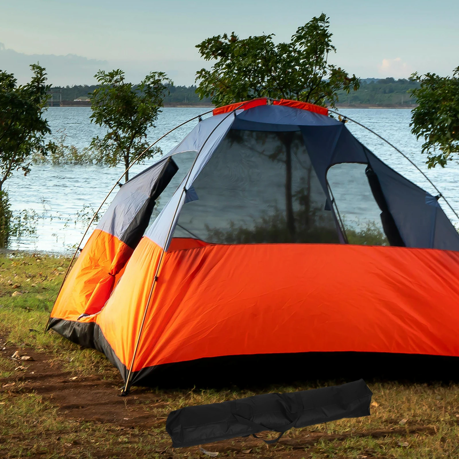 

Large Capacity Camping Gear 150cmx20cm Oxford Cloth PVC Bottom Outdoor Tent Accessory Storage Canopy Pole Sack Portable