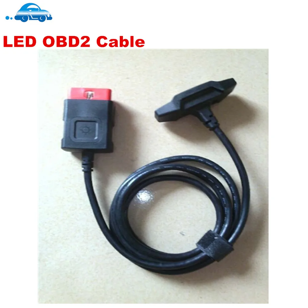 OBDII 16 دبوس LED كابل الرئيسي مناسبة ل Vd ds150e Cdp برو زائد OBD2 السيارات Obd كابل Obd 16pin اختبار كابل Multidiag برو كابل