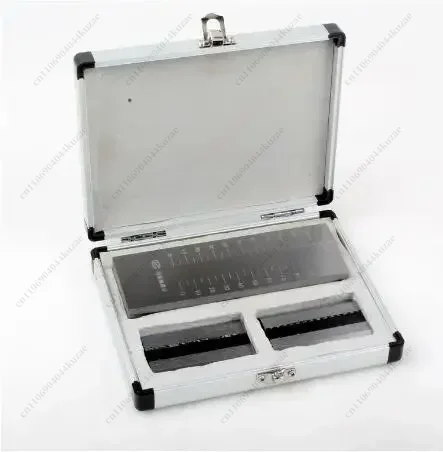 Stainless Steel Single Groove Fineness Gauge, 0-25/50/100um Optional Paint Particle Test Scraper Plate