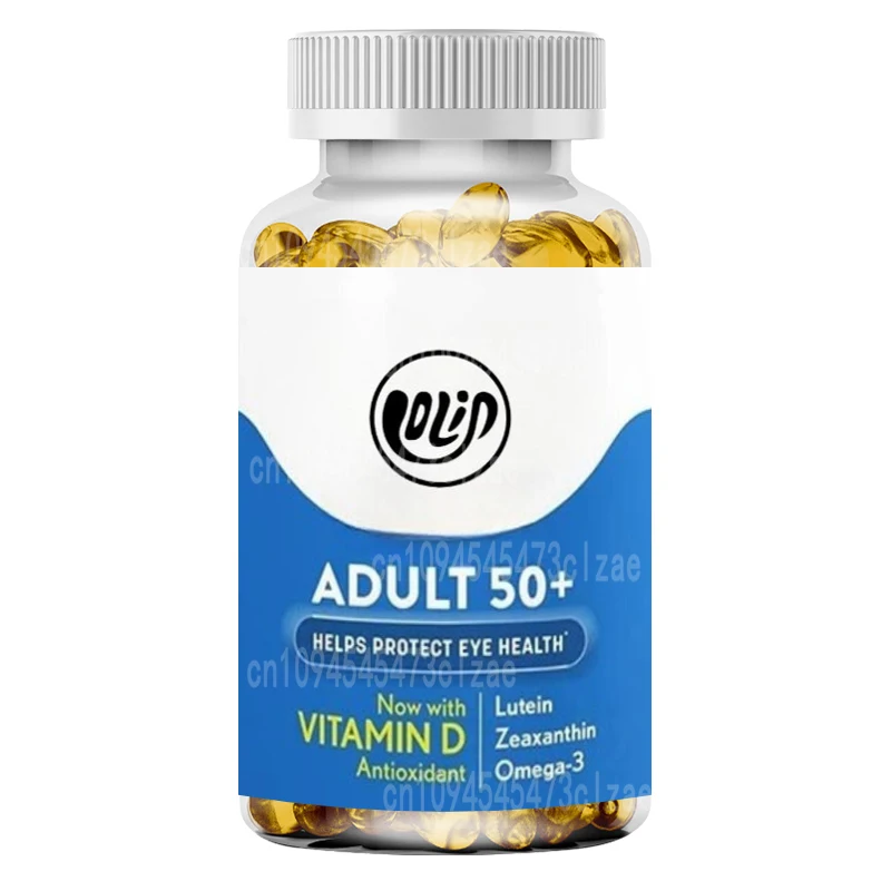 A Variety of Vitamins That Promote Vision and Eye Health, Including Omega-3, Zinc, Lutein, and Zeaxanthin, in 60 Soft Capsules