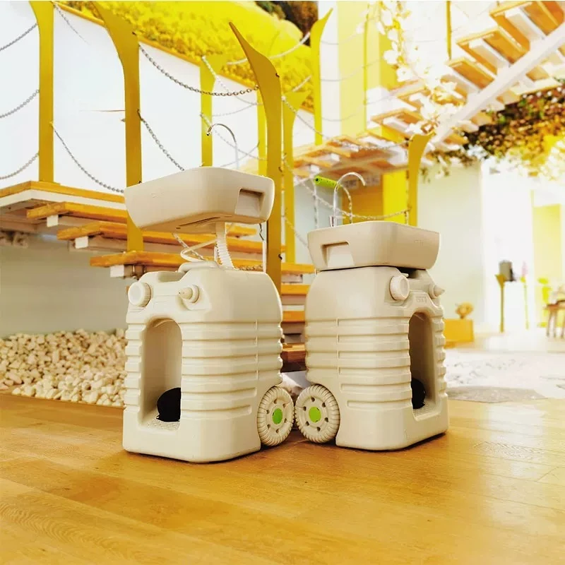 Wheeled mobile cleaning sink, outdoor construction site balcony epidemic prevention emergency free takeover road facilities
