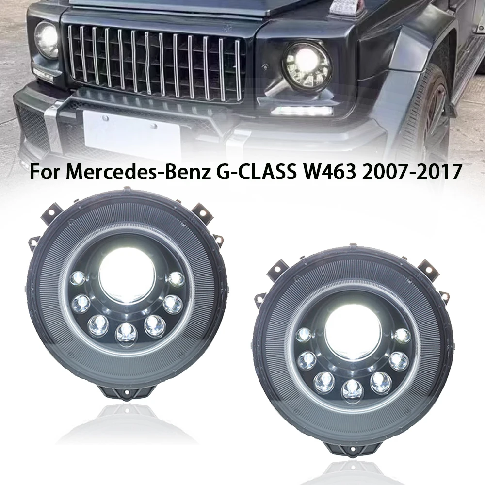 

Передние фары для Mercedes-Benz G Class W463 G55 G63 G350 G500 G550 2007-2017, аксессуары для автомобиля DRL Plug And Play