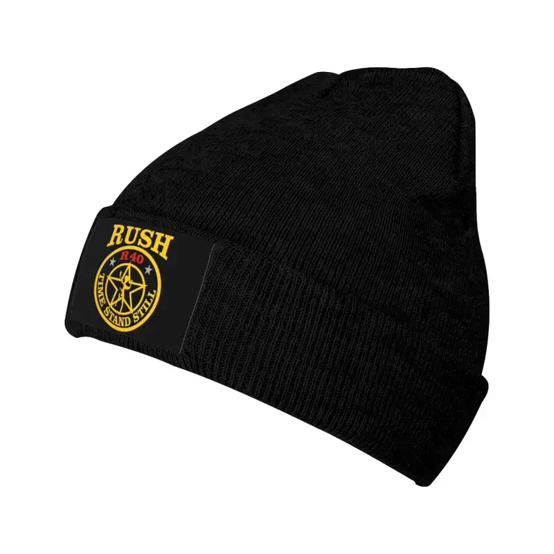 Gorro de punto con banda de Rock Rush, gorro de punto, gorro Hipster, Unisex