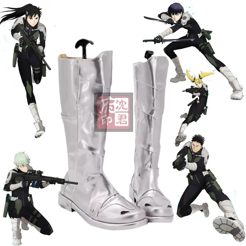 Anime No. 8 Kafka Hibino Cosplay Shoes Kaiju Maks Battle Kafka Hibino Cosplay Ashiro Mina Boots Props Halloween for Women Men