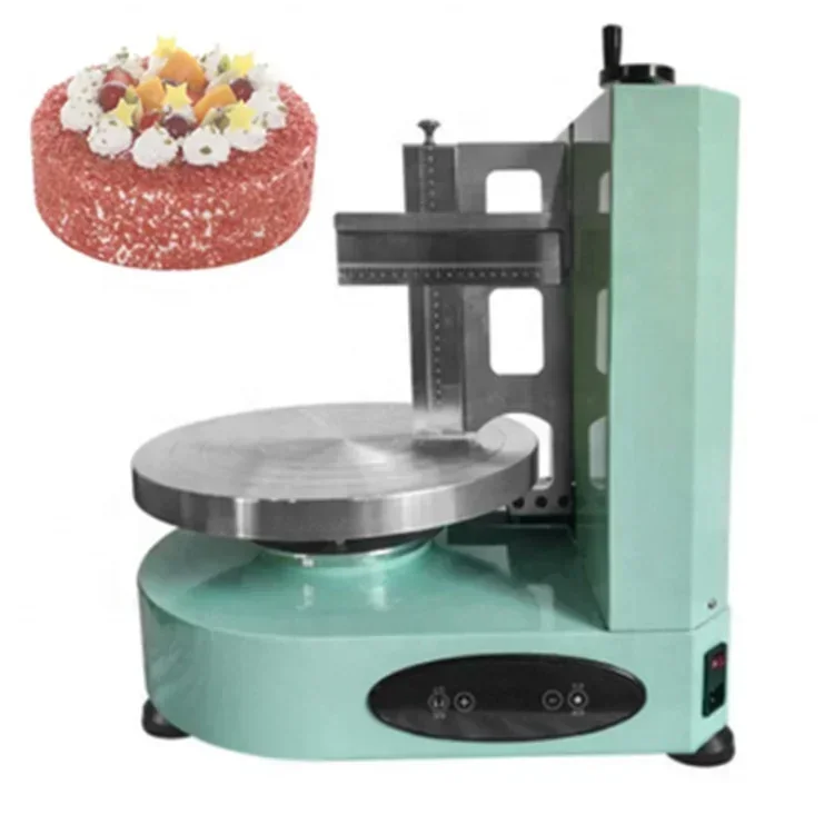 

Commercial Automatic Cake Frosting Icing Coating Machine Rotary Turntables To Decorate Cakes