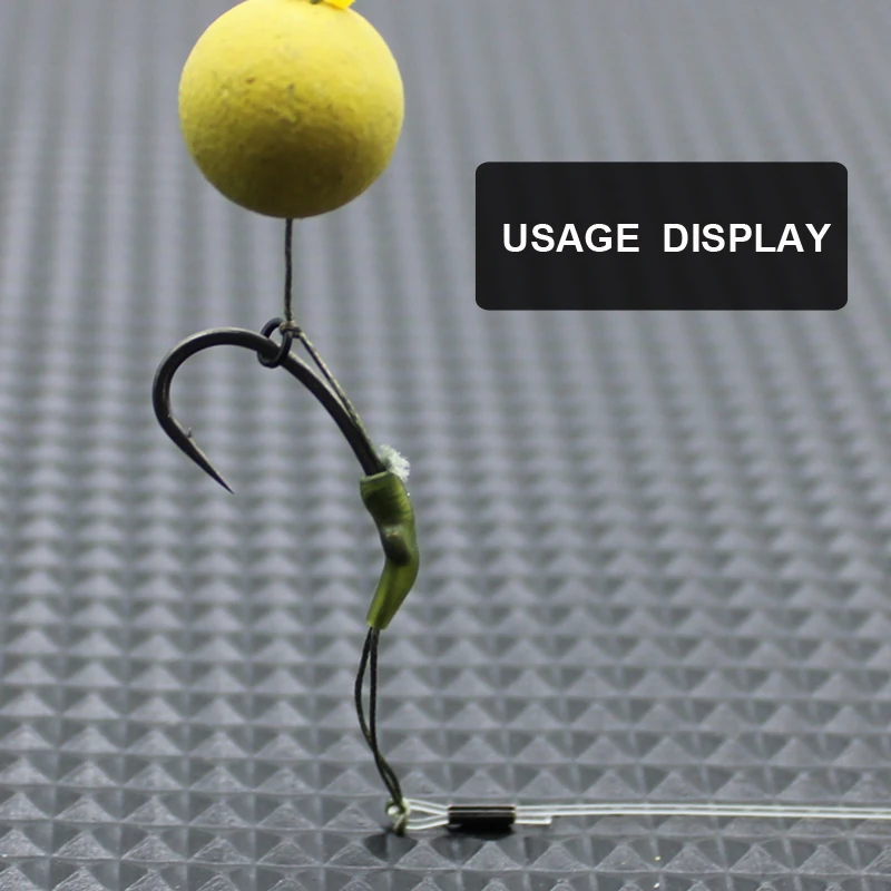 Karpfenangel-Schnur Hair Rig Loop Rigs Vorgefertigte Weiche Hakenverbindungsschnüre für Booms Loop Combi Rigs