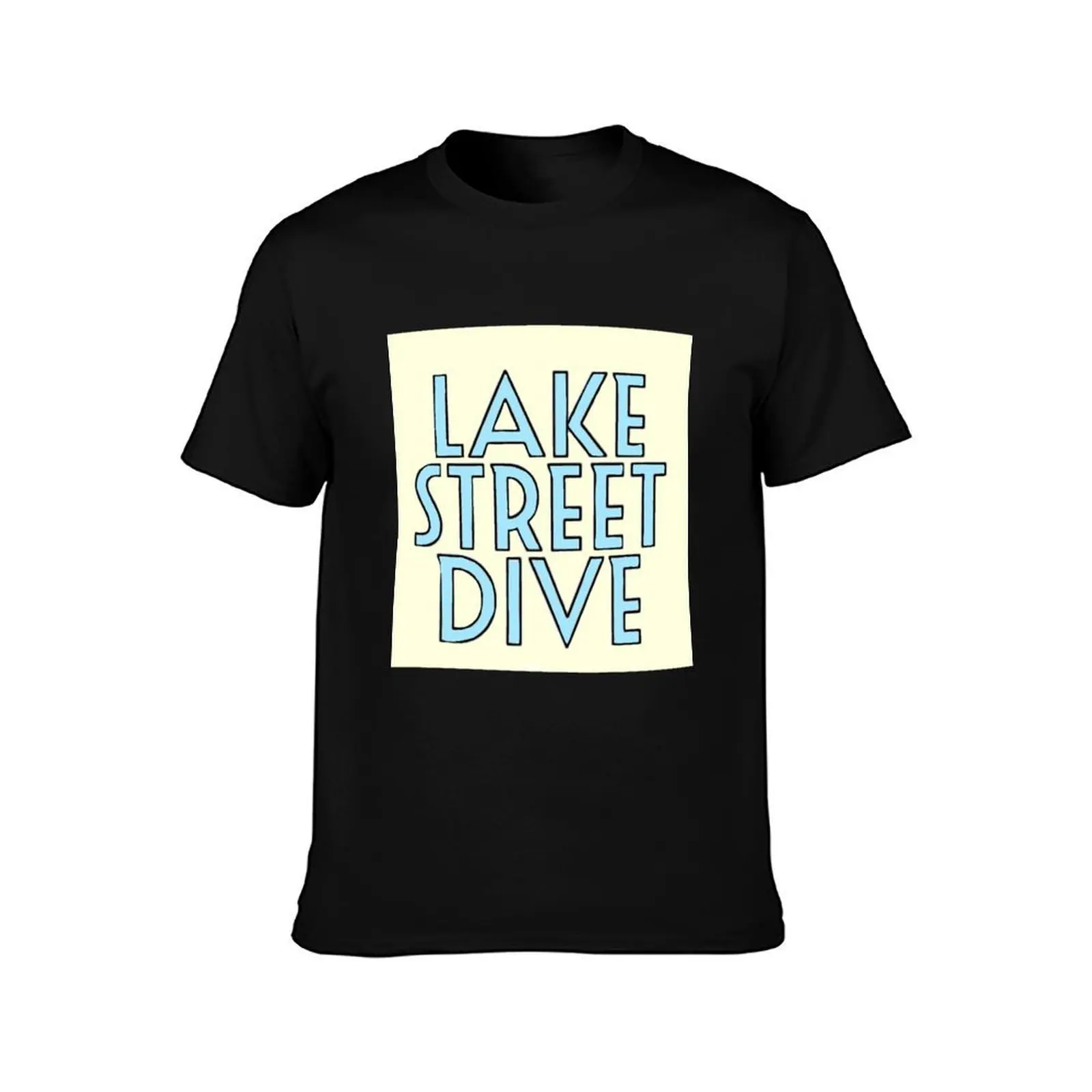 Lake Street Dive T-Shirt, Summer Casual Cotton Tee, Oversized Streetwear Tops, Vintage Graphic Print, Loose Fit Short Sleeve
