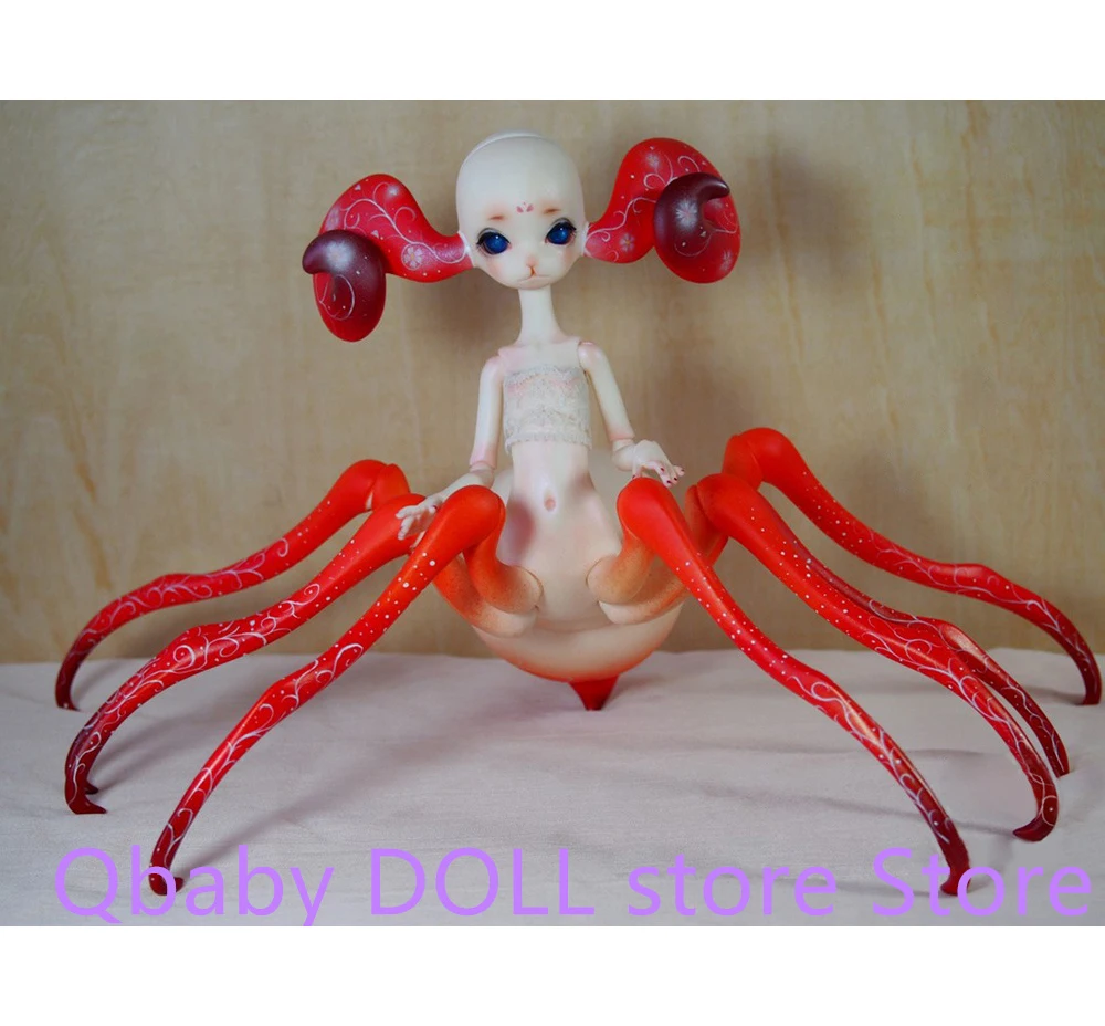 

BJD Doll 1/4 Bullhorn spider half human, half spider doll Girl Jointed Doll Art Toys for Girl resin Dol