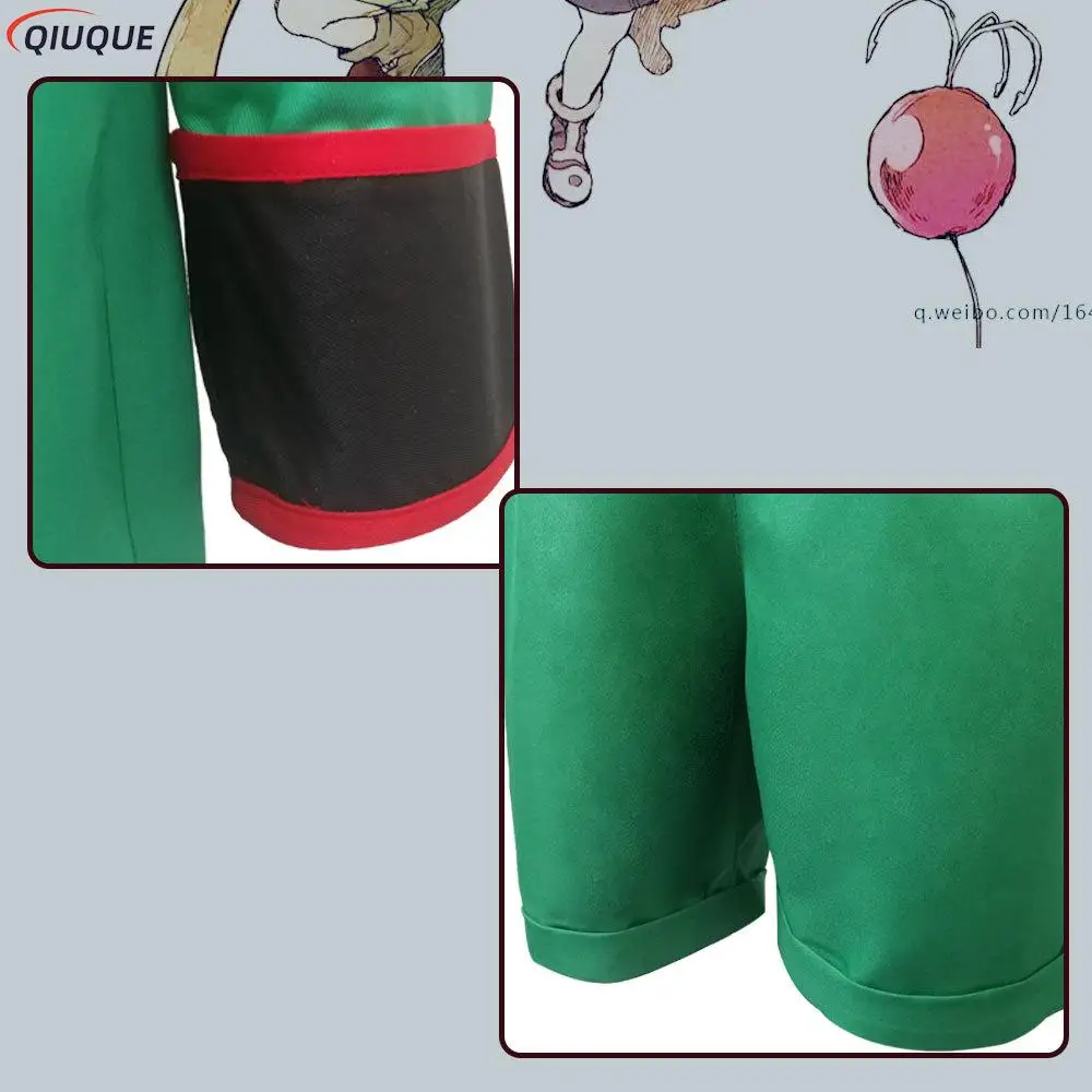 Gon Freecss Cosplay Traje para Homens e Mulheres, Terno Verde, Halloween, Festa de Natal, Carnaval, Trajes Anime