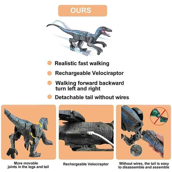 Remote Control Dinosaur Toys For Kids Walk Flexibly Indoor And Outdoor For Kids Children Boy And Girl