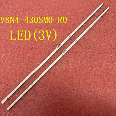 2pcs LED Backlight For Samsung UE43NU7470 UE43RU7410U UE43RU7025K UE43RU7400 V8N4-430SM0-R0 BN96-46053A CY-NR043HGHV1V