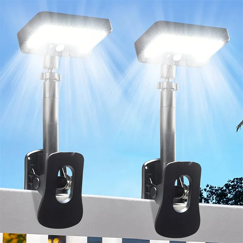 

TOPLIVING 92LEDs 600LM Solar Fence Lights Motion Sensor OutdoorWaterproof 6000K Security Lighting For Chain Link Fence Deck Gutt