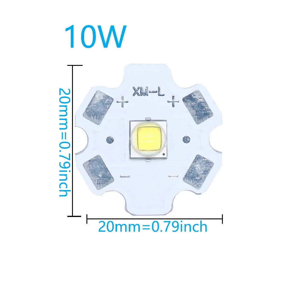 Imagem -05 - Led Full Power Car Lanterna Lâmpada de Grânulo Branco Alumínio Pcb 13w 5w 10w 3v 3535 5050 6500k 10000k 20 mm o Melhor Preço