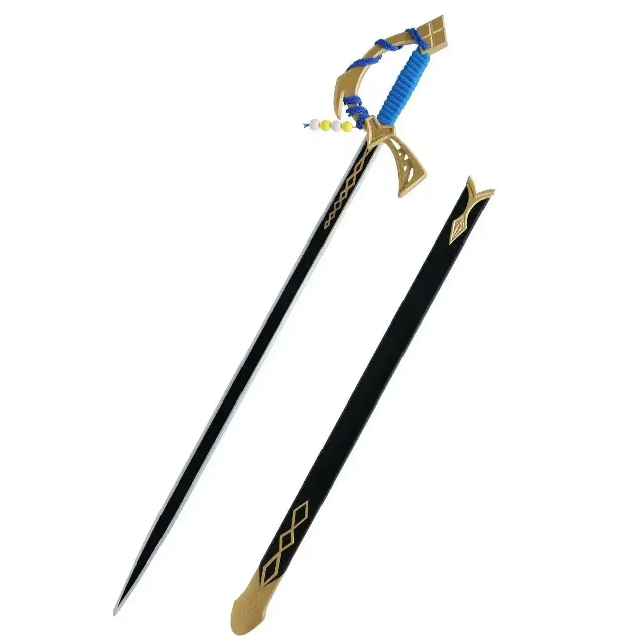 게임 아크나이츠 린 교 시게유키 코스프레 소품 발광 검 무기 길이 118CM 검 소품 할로윈 파티 의상 액세서리