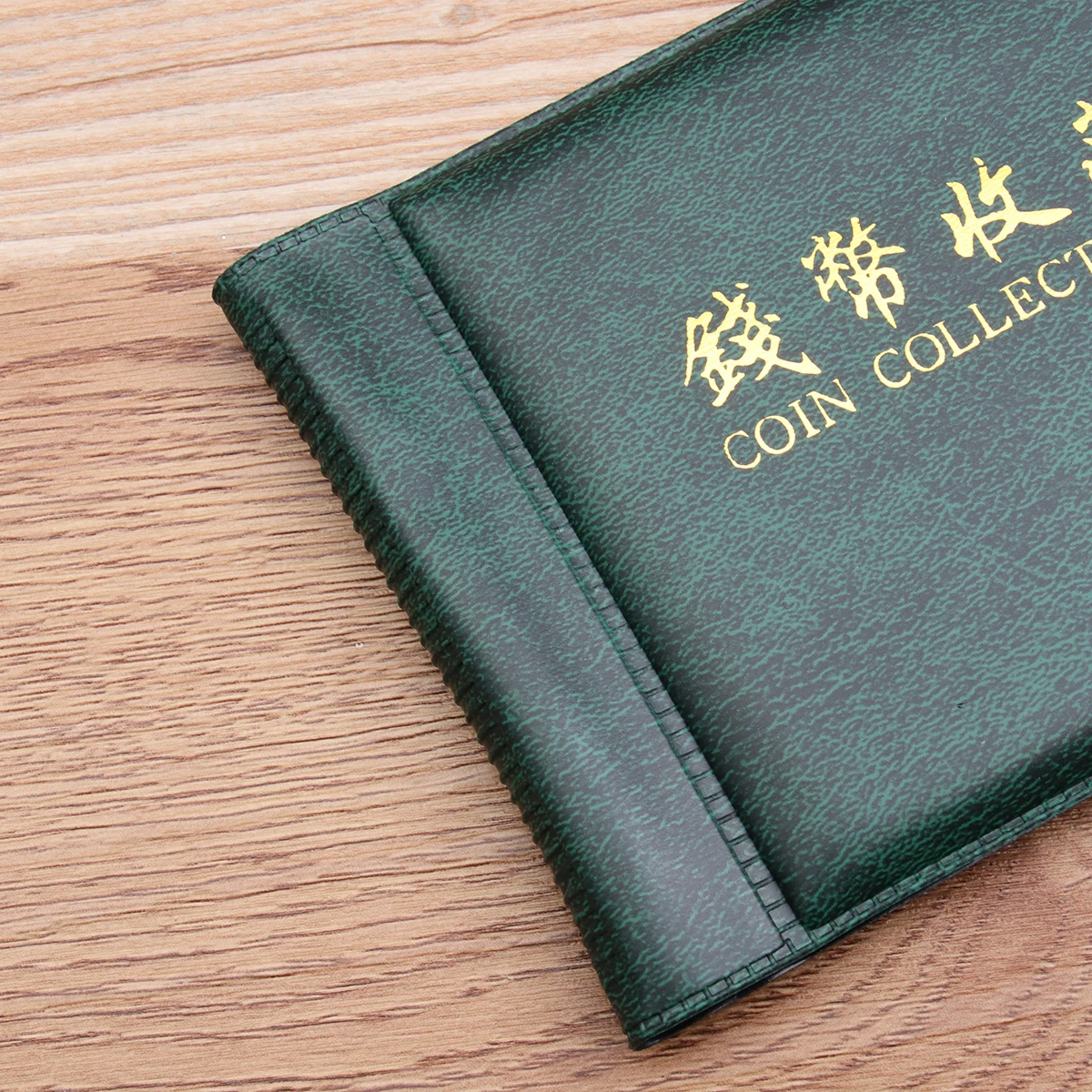 60 جيب عملة جمع الألبوم الأخضر الداكن 10 صفحة حامل المحمولة للعملات المعدنية قبعات الرموز ميداليات شارات غطاء بولي يوريثان الصفحات مقابل