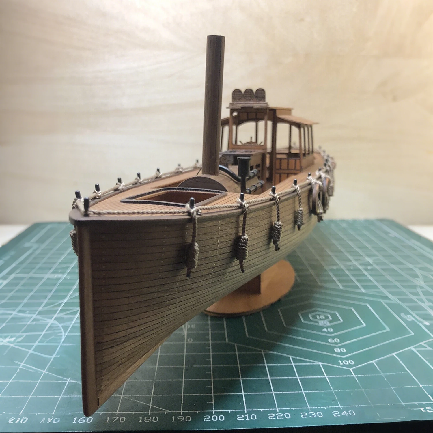 RC Ships 120cm Boiler Version Remote Control Steamboat Wooden Structure RC Schiffe Model Kit Ship Toy