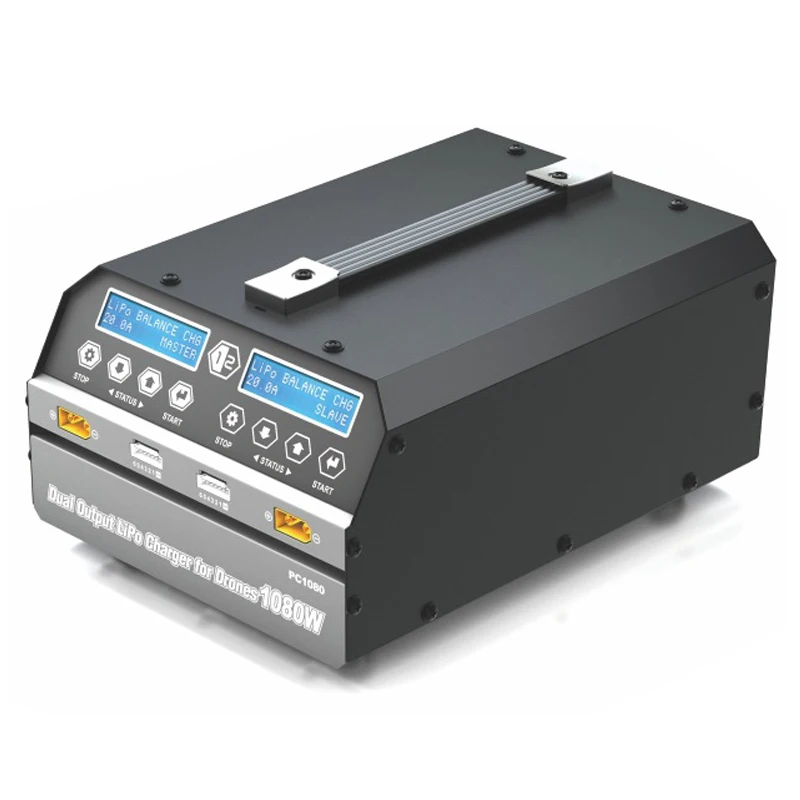 20A 1080W SKYRC-PC1080 6S Lipo Lithium Battery Charger 540W*2 Dual Channel for Agricultural