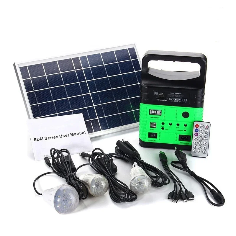 Portable Power Station  7500mAh Solar Mini Generator for Outdoor Camping Emergency Fishing Travel Party Trip with USB DC Outlet