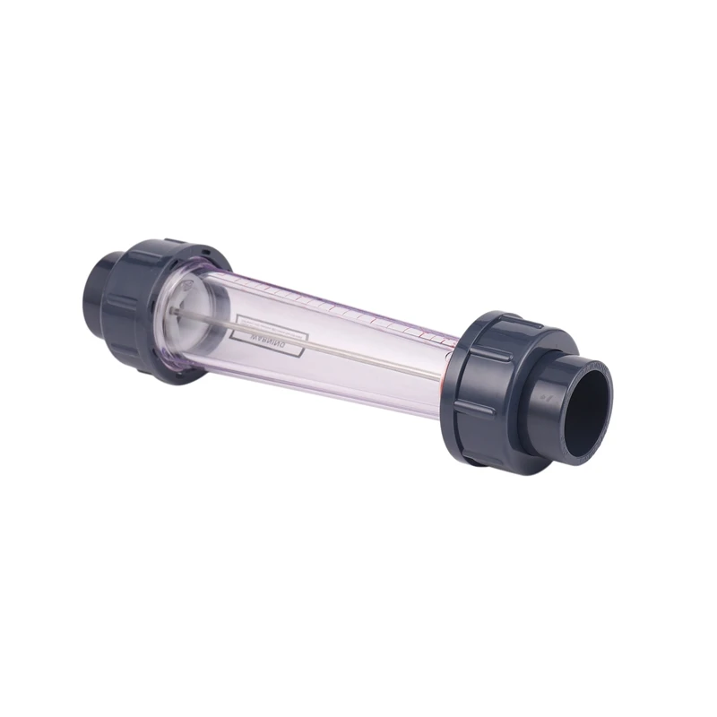 HOT SALE 2X LZS-25 Flow Meter Plastic Tube Type 300-3000L/H Water Rotameter Liquid Flowmeter Measuring Tools For Chemical Light