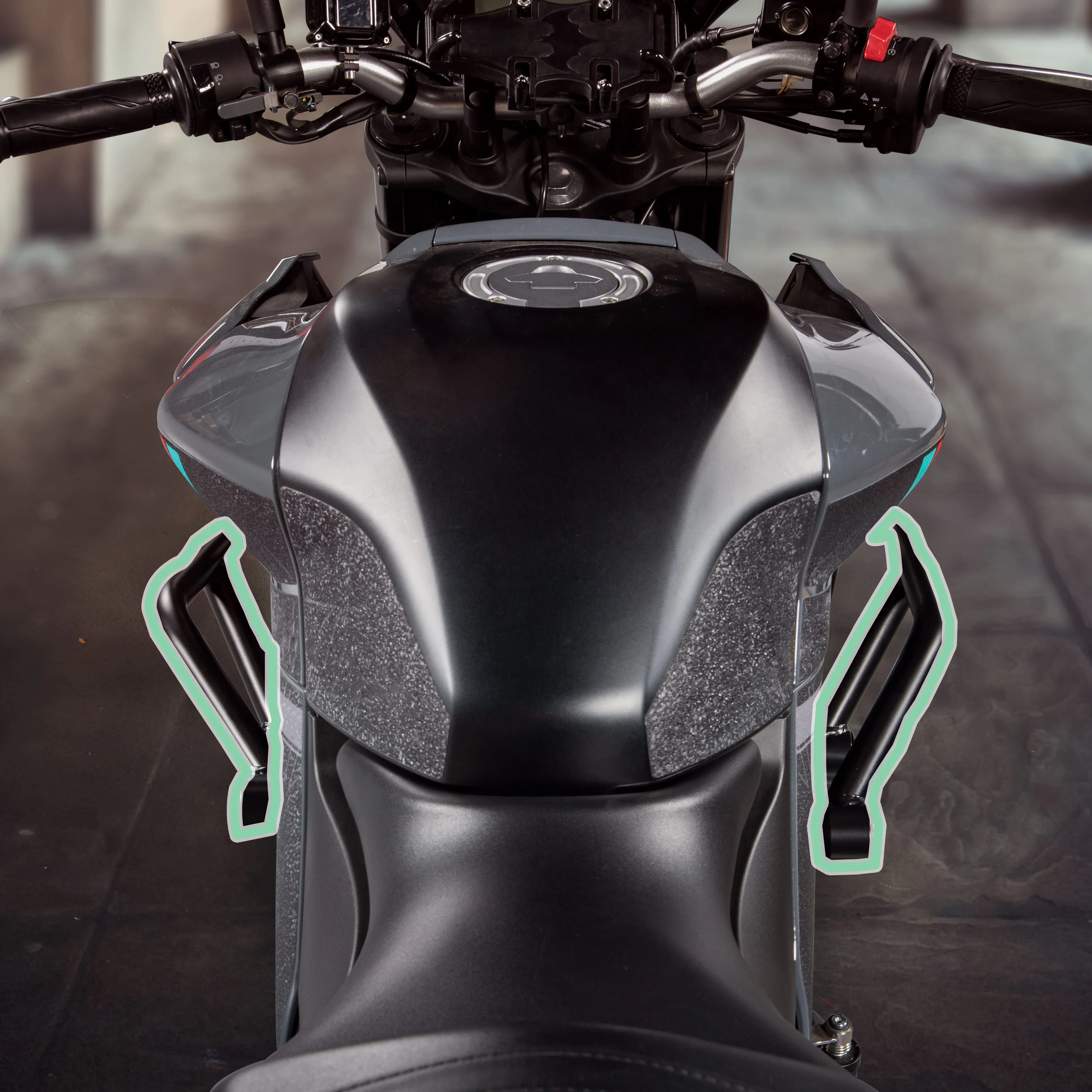 

For Yamaha MT 03 MT03 MT-03 2015-2024 Motorcycle Crash Bar Engine Guard Frame Bumper Protector Falling Protection Accessories